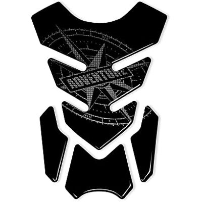 4R Quattroerre.it 18240 Tankpad 3D Motorrad Tankschutz, Schwarz Adventure 4R Quattroerre.it 18240 Tankpad 3D Motorrad Tankschutz, Schwarz Adventure