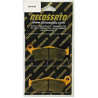 ACCOSSATO Bremsbelag agpa29st, Moto Guzzi > 850 Breva, 850 (2007) ACCOSSATO Bremsbelag agpa29st, Moto Guzzi > 850 Breva, 850 (2007)
