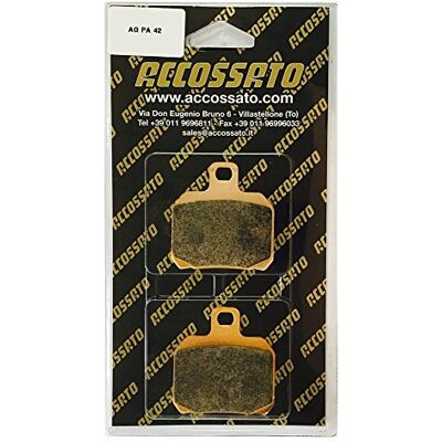 ACCOSSATO agpa42or-124 Bremsbelag für Ducati > 1100 HYPERMOTARD EVO, 1100 (2010), Set von 2 ACCOSSATO agpa42or-124 Bremsbelag für Ducati > 1100 HYPERMOTARD EVO, 1100 (2010), Set von 2