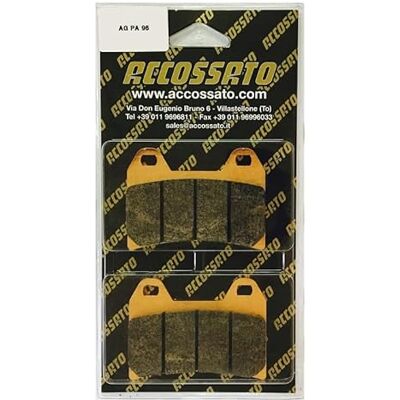 ACCOSSATO agpa96zxc-60 Bremsbelag für Ducati > 800 Supersport, 800 (2003), Set von 2 ACCOSSATO agpa96zxc-60 Bremsbelag für Ducati > 800 Supersport, 800 (2003), Set von 2