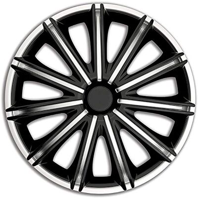 Autostyle 15-Zoll Radkappen Nero Silber/Schwarz - Radkappe Autostyle 15-Zoll Radkappen Nero Silber/Schwarz - Radkappe
