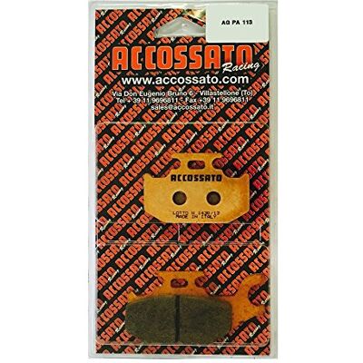 ACCOSSATO Bremsbelag agpa113st, Bombardier > 400 OUTLANDER MAX Left/Rear, 400 (2003 – 2006) ACCOSSATO Bremsbelag agpa113st, Bombardier > 400 OUTLANDER MAX Left/Rear, 400 (2003 – 2006)