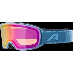 ALPINA NAKISKA Q-LITE verspiegelte, kontrastverstärkende OTG Skibrille mit 100% UV-Schutz für Erwachsene smoke-blue matt one size ALPINA NAKISKA Q-LITE verspiegelte, kontrastverstärkende OTG Skibrille mit 100% UV-Schutz für Erwachsene smoke-blue matt one size