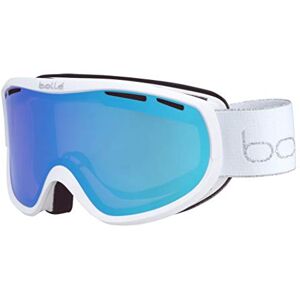 Bollé – Sierra, Weiß & Silber glänzend, Azurblau, klein-mittel, Schneebrille, feminin, Erwachsene Bollé – Sierra, Weiß & Silber glänzend, Azurblau, klein-mittel, Schneebrille, feminin, Erwachsene