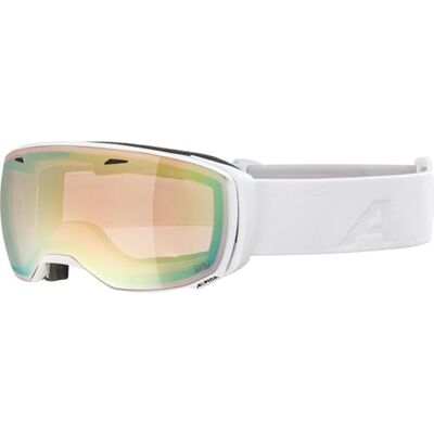 Alpina Estetica QV - Spiegel Gold, Weiß Glanz - Skibrille Alpina Estetica QV - Spiegel Gold, Weiß Glanz - Skibrille