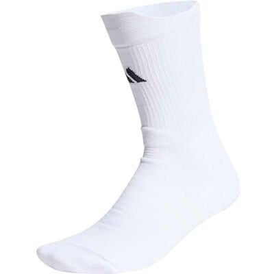 Adidas Unisex Tennis Crew Socks Cushioned 1 Pair Pack, white/black, 37-40 Adidas Unisex Tennis Crew Socks Cushioned 1 Pair Pack, white/black, 37-40
