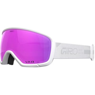 Giro Millie Goggle Schneebrille Ski Snowboardbrille Unisize VIVID ZEISS Scheibe, EXV Weitsicht, Anti-Fog, OTG geeignet, Helm-kompatibel Farbe: rails white Gläser: pink Giro Millie Goggle Schneebrille Ski Snowboardbrille Unisize VIVID ZEISS Scheibe, EXV Weitsicht, Anti-Fog, OTG geeignet, Helm-kompatibel Farbe: rails white Gläser: pink