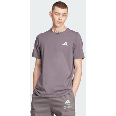 Adidas Herren Mercedes AMG Petronas Formula ONE Team Premium Woven Graphic Tee Men, Grey strata/Frozen Green, S Adidas Herren Mercedes AMG Petronas Formula ONE Team Premium Woven Graphic Tee Men, Grey strata/Frozen Green, S