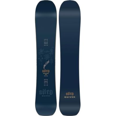 NITRO Banker Herren Directional All-Mountain Snowboard Freeride, Powder, Flex 8/10, Camber, Sinterbasis, Advanced NITRO Banker Herren Directional All-Mountain Snowboard Freeride, Powder, Flex 8/10, Camber, Sinterbasis, Advanced
