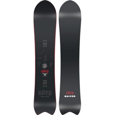 NITRO Dinghy Herren Directional All-Mountain Snowboard Freeride, Powder, Flex 7/10, Camber, Sinterbasis, Advanced NITRO Dinghy Herren Directional All-Mountain Snowboard Freeride, Powder, Flex 7/10, Camber, Sinterbasis, Advanced