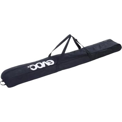EVOC SKI Bag Skitasche, Skisack (weit aufklappbare Langlauf Tasche, Komprimierungsgurte zur Anpassung des Packvolumens, Abnehmbarer Schultergurt, Ski Case für Ski bis 180 cm und Stöcke, S/M), Black EVOC SKI Bag Skitasche, Skisack (weit aufklappbare Langlauf Tasche, Komprimierungsgurte zur Anpassung des Packvolumens, Abnehmbarer Schultergurt, Ski Case für Ski bis 180 cm und Stöcke, S/M), Black