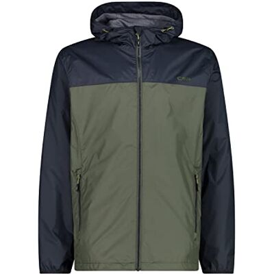 CMP Regenjacke für Herren mit Kapuze, Ölgrün, 58 CMP Regenjacke für Herren mit Kapuze, Ölgrün, 58