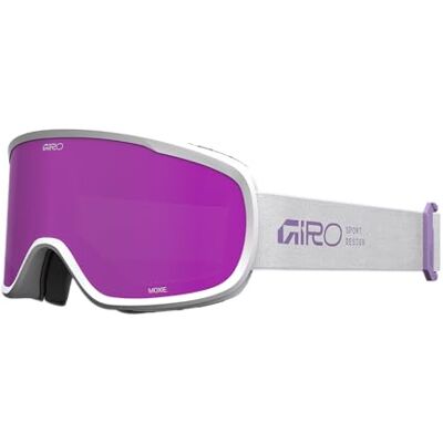 Giro Moxie Skibrille Damen Ski Snowboardbrille Unisize Schneebrille EXV Weitsicht, Anti-Fog, OTG geeignet, Ersatzscheibe, Helm-kompatibel Farbe: stacked mauve Gläser: amber pink/yellow Giro Moxie Skibrille Damen Ski Snowboardbrille Unisize Schneebrille EXV Weitsicht, Anti-Fog, OTG geeignet, Ersatzscheibe, Helm-kompatibel Farbe: stacked mauve Gläser: amber pink/yellow