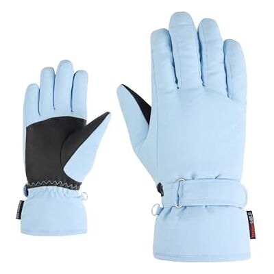 Ziener Damen KEVA-Z Ski-Handschuhe/Wintersport Primaloft, warm, wasserabweisend, Arctic Sky, 8,5, Blau Ziener Damen KEVA-Z Ski-Handschuhe/Wintersport Primaloft, warm, wasserabweisend, Arctic Sky, 8,5, Blau