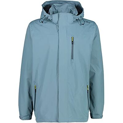 CMP Herrenjacke mit Reißverschluss und atmungsaktiver Kapuze, Wasserkraft, 60 CMP Herrenjacke mit Reißverschluss und atmungsaktiver Kapuze, Wasserkraft, 60