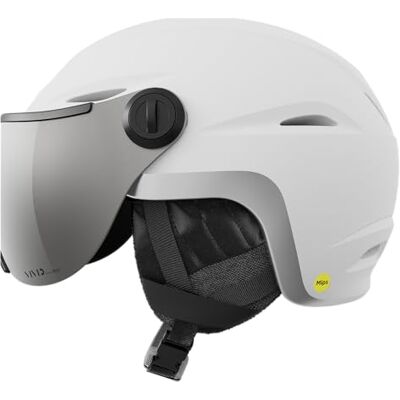 Giro Snow Essence MIPS Helm Größe S Skihelm Snowboardhelm Damen, MIPS® Schutz, In Form Fit, Thermostat Control, Visier by ZEISS Ski Helm Snowboard I Matte White/Silver Flash (Weiß-Silber) Giro Snow Essence MIPS Helm Größe S Skihelm Snowboardhelm Damen, MIPS® Schutz, In Form Fit, Thermostat Control, Visier by ZEISS Ski Helm Snowboard I Matte White/Silver Flash (Weiß-Silber)