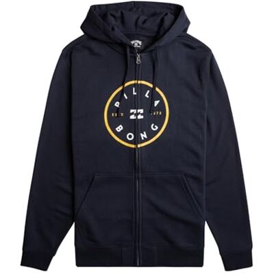Billabong Rotor Kapuzenpullover mit Reißverschluss für Männer Blau Billabong Rotor Kapuzenpullover mit Reißverschluss für Männer Blau