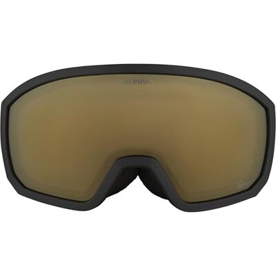 Alpina - Scarabeo JR Q-Lite - Schwarz Matt/Gold - Goggles Alpina - Scarabeo JR Q-Lite - Schwarz Matt/Gold - Goggles