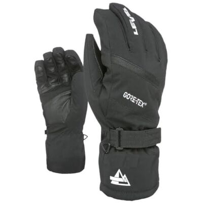 Level Evolution Gore-Tex Snowboard Handschuhe, Thermohandschuhe Winter Herren mit Verstellbarem Riemen und Stulpe, Ski- und Winterhandschuhe Herren Wasserdicht, Atmungsaktiv für Snowboard 1 Paar Level Evolution Gore-Tex Snowboard Handschuhe, Thermohandschuhe Winter Herren mit Verstellbarem Riemen und Stulpe, Ski- und Winterhandschuhe Herren Wasserdicht, Atmungsaktiv für Snowboard 1 Paar