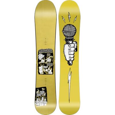 NITRO Alternator und Alternator FX Herren Snowboard Freeride Directional Advanced, Expert, Trüe Camber, Mid-Wide, FLEX 6/10, Sintered Speed Formula II Base NITRO Alternator und Alternator FX Herren Snowboard Freeride Directional Advanced, Expert, Trüe Camber, Mid-Wide, FLEX 6/10, Sintered Speed Formula II Base