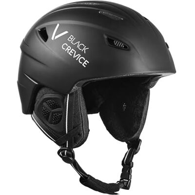 Black Crevice Skihelm Streif I Stoßfester Skihelm in sportlichem Design I Skihelm Herren & Damen I Snowboard-Helm I Atmungsaktiver Ski-Helm I Größenverstellbar Black Crevice Skihelm Streif I Stoßfester Skihelm in sportlichem Design I Skihelm Herren & Damen I Snowboard-Helm I Atmungsaktiver Ski-Helm I Größenverstellbar