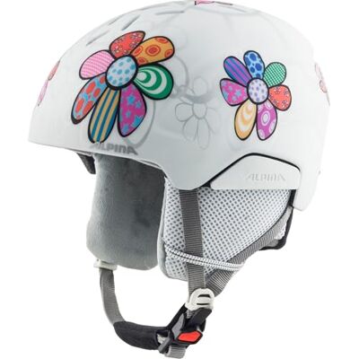 ALPINA PIZI Leichter, bruchfester & individuell anpassbarer Skihelm für Kinder, mit abnehmbaren Ohrenpolstern Patchwork-Flower matt M (51-55 cm) ALPINA PIZI Leichter, bruchfester & individuell anpassbarer Skihelm für Kinder, mit abnehmbaren Ohrenpolstern Patchwork-Flower matt M (51-55 cm)