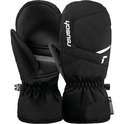 Reusch Bennet R-TEX XT Junior Mitten warme, wasserdichte, Winddichte und atmungsaktive Winterhandschuhe Skihandschuhe Fäustlinge Kinder Kids Jugendliche Mädchen Jungen, schwarz-weiß, 3 Reusch Bennet R-TEX XT Junior Mitten warme, wasserdichte, Winddichte und atmungsaktive Winterhandschuhe Skihandschuhe Fäustlinge Kinder Kids Jugendliche Mädchen Jungen, schwarz-weiß, 3