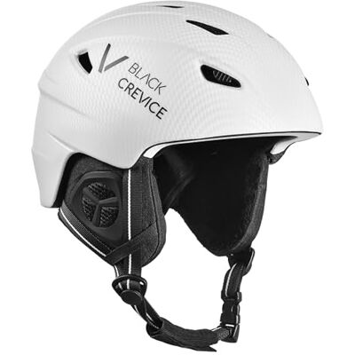 Black Crevice Skihelm Streif I Stoßfester Skihelm in sportlichem Design I Skihelm Herren & Damen I Snowboard-Helm I Atmungsaktiver Ski-Helm I Größenverstellbar Black Crevice Skihelm Streif I Stoßfester Skihelm in sportlichem Design I Skihelm Herren & Damen I Snowboard-Helm I Atmungsaktiver Ski-Helm I Größenverstellbar