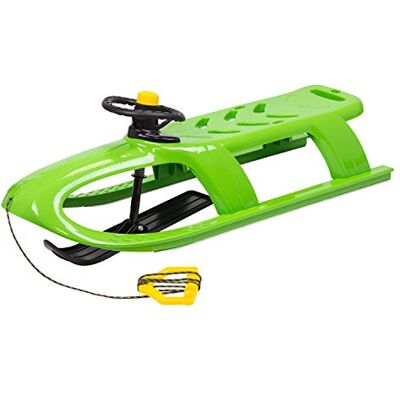 Prosperplast 2-Sitzer Bullet Control Kinderschlitten mit Lenkung Schlitten Kunststoff Lenkbar Zugseil Prosperplast 2-Sitzer Bullet Control Kinderschlitten mit Lenkung Schlitten Kunststoff Lenkbar Zugseil
