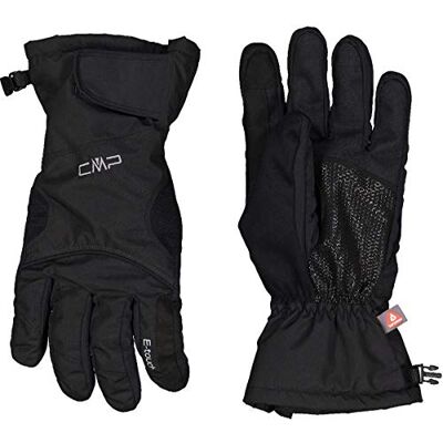 CMP Taslan-Skihandschuhe für Herren, Schwarz, 10.5 CMP Taslan-Skihandschuhe für Herren, Schwarz, 10.5