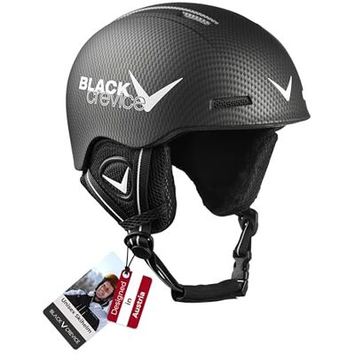 Black Crevice Kinder-Skihelm Stubai I Kinder Ski-Helm in sportlichem Design I stoßfester Skihelm Mädchen & Jungen I Atmungsaktiver Ski-Helm I Größenverstellbar Black Crevice Kinder-Skihelm Stubai I Kinder Ski-Helm in sportlichem Design I stoßfester Skihelm Mädchen & Jungen I Atmungsaktiver Ski-Helm I Größenverstellbar