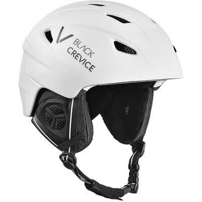 Black Crevice Skihelm Streif I Stoßfester Skihelm in sportlichem Design I Skihelm Herren & Damen I Snowboard-Helm I Atmungsaktiver Ski-Helm I Größenverstellbar Black Crevice Skihelm Streif I Stoßfester Skihelm in sportlichem Design I Skihelm Herren & Damen I Snowboard-Helm I Atmungsaktiver Ski-Helm I Größenverstellbar
