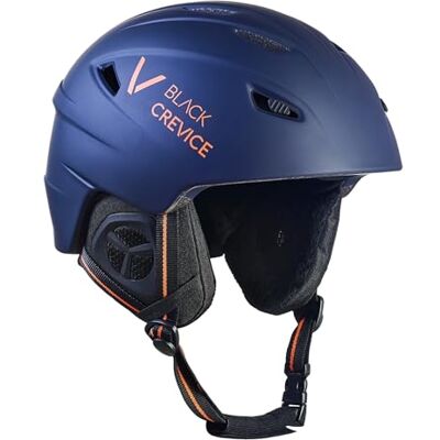 Black Crevice Skihelm Streif I Stoßfester Skihelm in sportlichem Design I Skihelm Herren & Damen I Snowboard-Helm I Atmungsaktiver Ski-Helm I Größenverstellbar Black Crevice Skihelm Streif I Stoßfester Skihelm in sportlichem Design I Skihelm Herren & Damen I Snowboard-Helm I Atmungsaktiver Ski-Helm I Größenverstellbar
