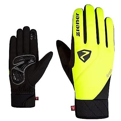 Ziener Herren Donni GTX INF PR Fahrrad-Handschuhe Winter Primaloft, Gore-Tex Infinium, Poison Yellow, 9 Ziener Herren Donni GTX INF PR Fahrrad-Handschuhe Winter Primaloft, Gore-Tex Infinium, Poison Yellow, 9