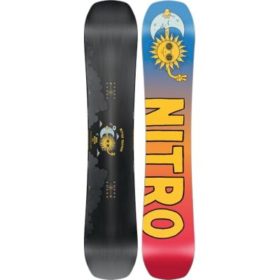 NITRO Optisym Herren Snowboard Freestyle Asym Twin Beginner, Advanced, Cam-Out Camber, Mid-Wide, FLEX 5/10, Sintered Ecospeed HD Base NITRO Optisym Herren Snowboard Freestyle Asym Twin Beginner, Advanced, Cam-Out Camber, Mid-Wide, FLEX 5/10, Sintered Ecospeed HD Base