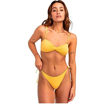 Billabong Sol Searcher Tie Side Mini-Bikiniunterteil für Frauen Gelb Billabong Sol Searcher Tie Side Mini-Bikiniunterteil für Frauen Gelb