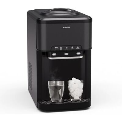 Klarstein Aqueous - Eismaschine mit Warm- und Kaltwasser-Dispenser - 20 kg/24h Klarstein Aqueous - Eismaschine mit Warm- und Kaltwasser-Dispenser - 20 kg/24h