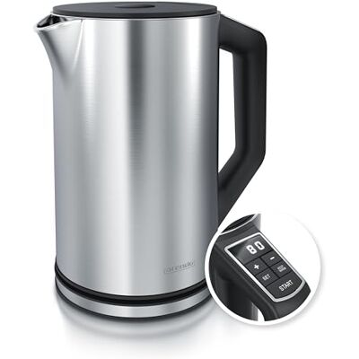 Arendo ELEGANT Elektrische Wasserkocher - 1,5L - 2200W - Silber Arendo ELEGANT Elektrische Wasserkocher - 1,5L - 2200W - Silber