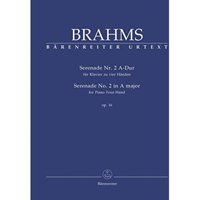 Bärenreiter Serenade 2 a-Dur Op 16. Klavier zu 4 Händen Bärenreiter Serenade 2 a-Dur Op 16. Klavier zu 4 Händen