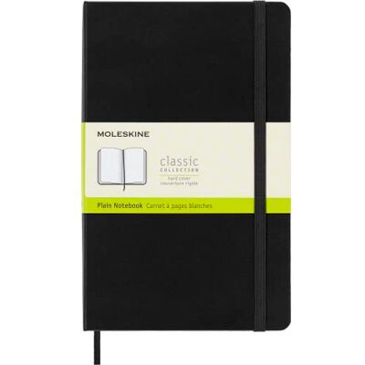 Moleskine Klassisches Blanko Notizbuch Hardcover mit Elastischem Verschlussband Farbe Schwarz Größe Groß 13 x 21 cm 208 Seiten Moleskine Klassisches Blanko Notizbuch Hardcover mit Elastischem Verschlussband Farbe Schwarz Größe Groß 13 x 21 cm 208 Seiten