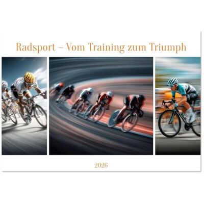 CALVENDO Radsport – Vom Training zum Triumph (Tischkalender 2026 DIN A5 quer), Monatskalender: Ein realistischer Kalender mit KI-generierten Fahrradmotiven ( Hobbys) CALVENDO Radsport – Vom Training zum Triumph (Tischkalender 2026 DIN A5 quer), Monatskalender: Ein realistischer Kalender mit KI-generierten Fahrradmotiven ( Hobbys)