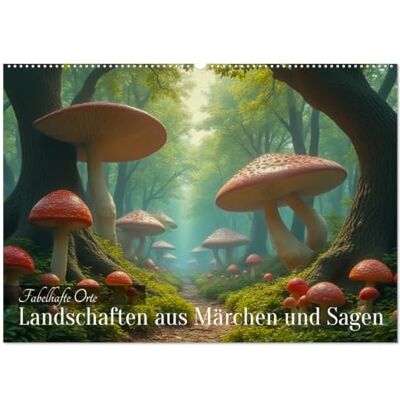 CALVENDO Fabelhafte Orte – Landschaften aus Märchen und Sagen (Wandkalender 2026 DIN A2 quer), Monatskalender: Ein märchenhafter Kalender, der ... neu zum Leben erweckt. ( Kunst) CALVENDO Fabelhafte Orte – Landschaften aus Märchen und Sagen (Wandkalender 2026 DIN A2 quer), Monatskalender: Ein märchenhafter Kalender, der ... neu zum Leben erweckt. ( Kunst)