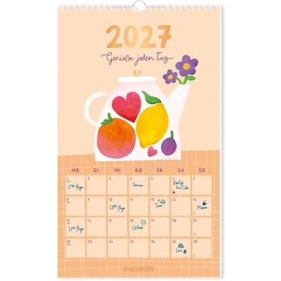 Grafik-Werkstatt Wandkalender 2027 Genieße jeden Tag: Wandkalender Grafik-Werkstatt Wandkalender 2027 Genieße jeden Tag: Wandkalender