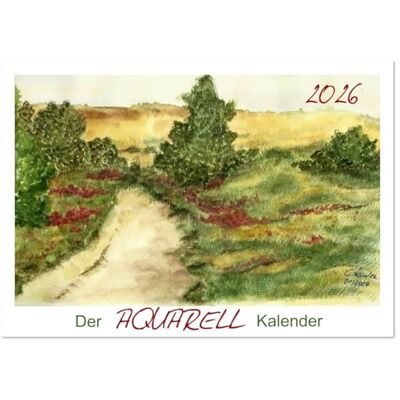 CALVENDO Der AQUARELL-Kalender (Tischkalender 2026 DIN A5 quer), Monatskalender: Mit ausgewählten Aquarellen durch die Zeiten des Jahres ( Kunst) CALVENDO Der AQUARELL-Kalender (Tischkalender 2026 DIN A5 quer), Monatskalender: Mit ausgewählten Aquarellen durch die Zeiten des Jahres ( Kunst)