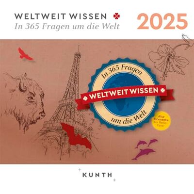 KUNTH In 365 Fragen um die Welt 365-Tage-Abreißkalender 2025: Tägliche Inspiration in Bild und Text. Kalender zum Aufhängen oder Aufstellen. KUNTH In 365 Fragen um die Welt 365-Tage-Abreißkalender 2025: Tägliche Inspiration in Bild und Text. Kalender zum Aufhängen oder Aufstellen.