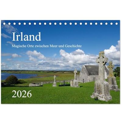 CALVENDO Irland – Magische Orte zwischen Meer und Geschichte (Tischkalender 2026 DIN A5 quer), Monatskalender: Dieser Kalender weckt Reiselust und ... direkt zu Ihnen nach Hause. ( Orte) CALVENDO Irland – Magische Orte zwischen Meer und Geschichte (Tischkalender 2026 DIN A5 quer), Monatskalender: Dieser Kalender weckt Reiselust und ... direkt zu Ihnen nach Hause. ( Orte)