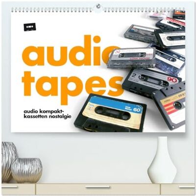 CALVENDO Audio Tapes (hochwertiger Premium Wandkalender 2026 DIN A2 quer), Kunstdruck in Hochglanz: Audio Kompakt-Kassetten Nostalgie ( Kunst) CALVENDO Audio Tapes (hochwertiger Premium Wandkalender 2026 DIN A2 quer), Kunstdruck in Hochglanz: Audio Kompakt-Kassetten Nostalgie ( Kunst)