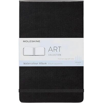 Moleskine Art Collection, Aquarell-Album (Zeichenheft, Hardcover, Papier geeignet für Aquarellstifte und Farben, Großformat 13 x 21 cm, 72 Seiten) schwarz Moleskine Art Collection, Aquarell-Album (Zeichenheft, Hardcover, Papier geeignet für Aquarellstifte und Farben, Großformat 13 x 21 cm, 72 Seiten) schwarz
