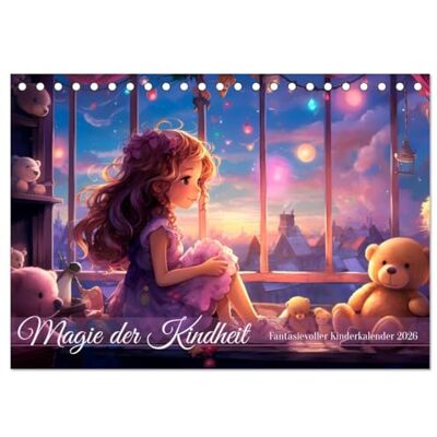 CALVENDO Magie der Kindheit (Tischkalender 2026 DIN A5 quer), Monatskalender: Tauche ein in die bunte Welt unserer Kindheitsträume Ein Kalender, der ... strahlen lässt! ( Menschen) CALVENDO Magie der Kindheit (Tischkalender 2026 DIN A5 quer), Monatskalender: Tauche ein in die bunte Welt unserer Kindheitsträume Ein Kalender, der ... strahlen lässt! ( Menschen)