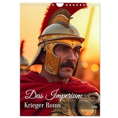 CALVENDO Das Imperium Krieger Roms (Wandkalender 2026 DIN A4 hoch), Monatskalender: Ein eindrucksvoller Kalender, der die Interpretation einer ... detailreichen Szenen zeigt. ( Kunst) CALVENDO Das Imperium Krieger Roms (Wandkalender 2026 DIN A4 hoch), Monatskalender: Ein eindrucksvoller Kalender, der die Interpretation einer ... detailreichen Szenen zeigt. ( Kunst)